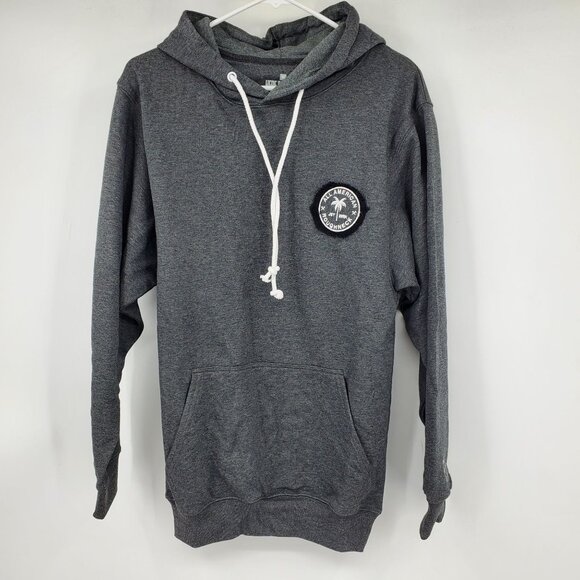 All American Roughneck Here To Work Easy Living French Terry Hoodie XS - Picture 1 of 7